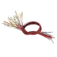 15pcs For Pre Wired White Strip Led For SMD LED Light Flexible 12V ~ 18V New