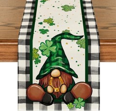 St Patrick’s Day Back Drop 7ftx5ft (2X) &Table Runner (1X) 13″ x 120″ (3 Pieces)