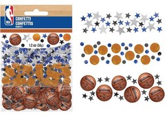 NBA SLAM DUNK PARTY ~ Confetti, 20 Party Bags, Garland, Candles, Swirl Decor NEW
