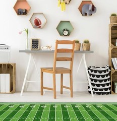 10 ft Football Field Floor Runner Football Party Decorations Long Football