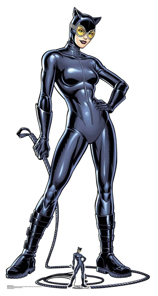Catwoman with Whip Official DC Comics Lifesize and Mini Cardboard Cutout
