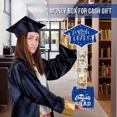 Class of 2026 Graduation Money Box for Cash Gift Pull, Funny Surprise DIY Cash..