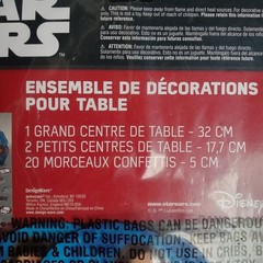 Star Wars Party Table Decorating Kit Centerpieces & Confetti – FAST SHIPPING!