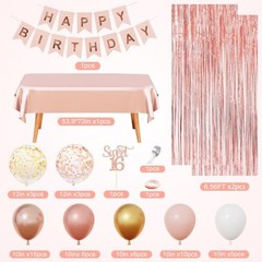 Sweet 16 Party Decorations, 16th Birthday Decorations for Sweet 16th Birthday