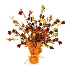 Beistle Fall Leaves Foil Centerpiece – Thanksgiving/Fall | Party Supply