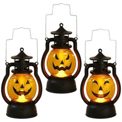 1Pcs Pumpkin Light Up Carnival Led Lights Portable Lantern Expression Cosplay