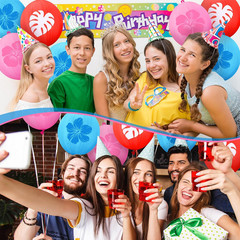 30 Pcs Cartoon Punch Balloons Bulk for Party Game Favors 18 Inch Punching