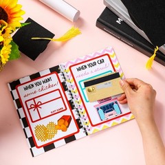 Graduation Gift Card Book 7×5 Inch – College Survival Album for Grads