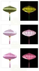 Retro Chinese Lantern Waterproof Outdoor Cloth Lantern Party Festival Decor