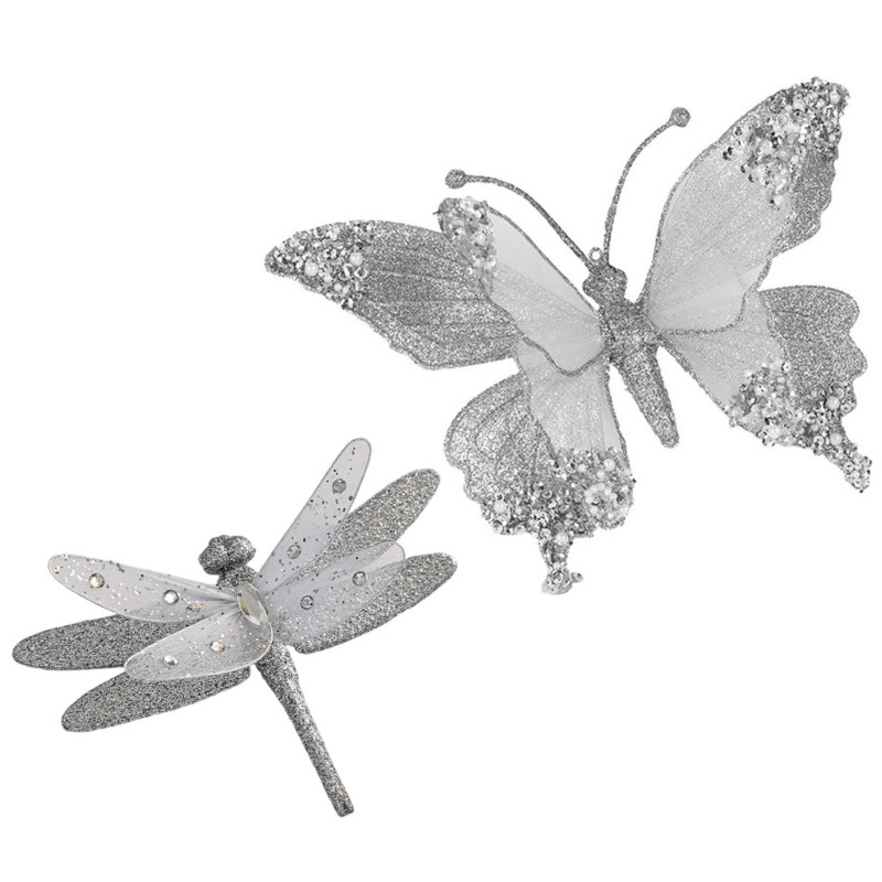 Hanging Butterfly Dragonflies Decorations Indoor Outdoor Christmas Party