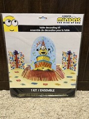 Minions The Rise of Gru Table Decorating Party Kit Centerpieces Confetti Pcs