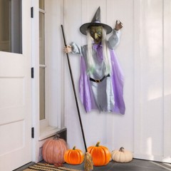 Halloween Animated Hovering Witch Animatronics Halloween Decorations Outdoor AE