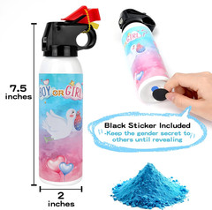 Gender Reveal Fire Extinguisher, 2 Pack Baby Boy Gender Reveal Ideas Party Decor