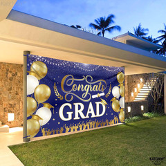 , Xtralarge Congrats Grad Banner – 72X44 Inch, Congratulations Banner | Graduati
