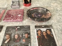 Twilight Eclipse Party Supplies Lot Napkins Plates Cup Sticker Collectible Merch