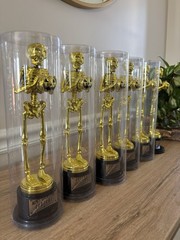 Skeleton Costume AwardsHalloween ~Set Of 6