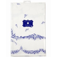 TALKING TABLES PARTY PAPER TABLE COVER BLUE & WHITE TABLECLOTH SQUARE DECORATION