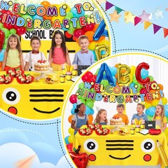 248 Pcs Back to Decoration Kit Rainbow Abc Balloon Garland Arch Welcome to Ki…
