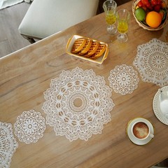 Artbloss Clear Plastic Table Cover Protector Rectangle PVC Tablecloth Vinyl Wate