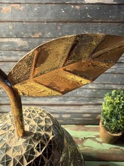 Mosaic Disco Ball Pear Decor – Silver Pear Shaped Centerpiece