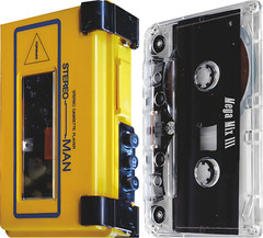 SP13224 Awesome 80s Vintage Portable Cassette Tape Player 2pack Cardboard Cutout