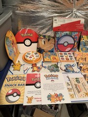 Custom Pokémon Birthday Themed Decorations With Two Games For Guests