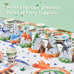 12 Pcs Birthday Party Hats Assorted Themes Cone Paper Headbands | Multiple Style