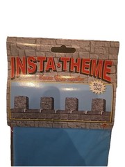 Insta-theme Castle Backdrop Wall Mural 4 Ft Tall By 30 Ft Long New