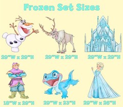 Frozen Cutouts, Elsa Props, Birthday Decor, Baby Shower, Party Decoration