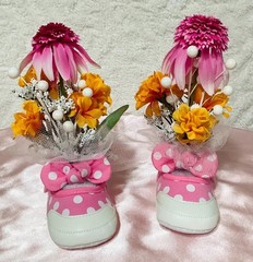 Polka Dot Theme Centerpiece For Baby Shower, Birthday, Keepsake Outfit-Unique