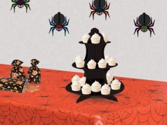Wholesale Vintage Halloween 12 Spider Web Table Covers Beistle Party Supplies