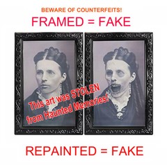 Horror Pictures AMG Halloween Changing Face Ghost Photo ~ Beware of frame FAKES!