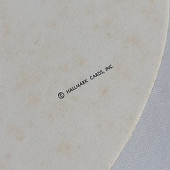Vintage Baby Shower Honeycomb Hallmark Stork Tissue Paper & Cardstock Decoration