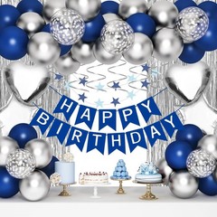 Birthday Party Decorations, Happy Birthday Banner for Women Girls Birthday Party