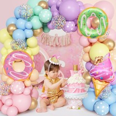 Kit De Arco De Guirnalda De Globos De Donut Pastel Para Niñas Kit De Arco NUEVO.