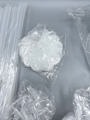 7 Sets Balloon Stand Kits, Clear Balloon Holder for Table
