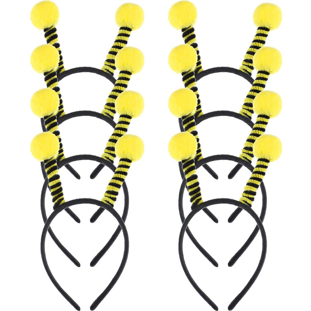 8 Pieces Bee Antenna Headbands Tentacle Hair Bands for Kids Women Halloween C…