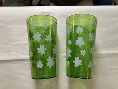 St Patrick’s Day Irish Party New Hat Cups Fabric Pins Flags Used Banner & Sash