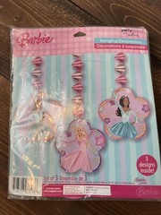 2007 Barbie Birthday Party Decor Hallmark Party Express Sealed Hanging Decor