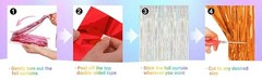 2 Pack Pink Party Decorations, 3.28 FT x 7.05 FT Pink Backdrop, Metallic Tinsel