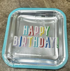 Party Decor Bundle Set Of 8 Items Multicolor Birthday Supplies