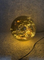 Lumineo Ball Light Decoration 80 Warm White LEDs 20cm (7.9”)D. -5m (16.4’) Cord
