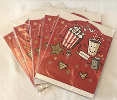 5 Hallmark Party Express Centerpieces It’s Showtime Popcorn Snack Movie Theme