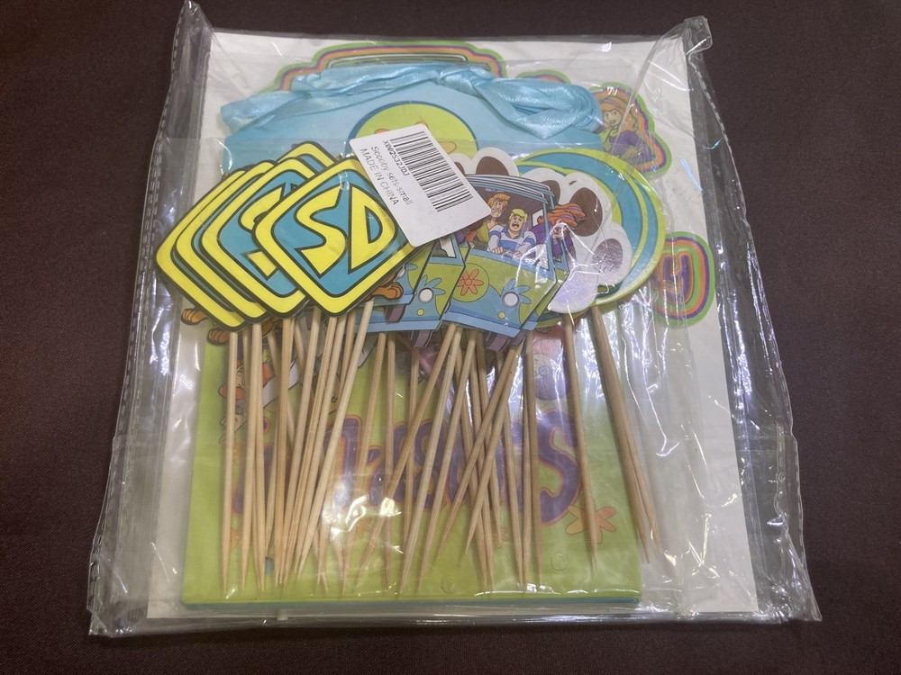 Scooby Doo Party Supplies Centerpiece Picks Banner Decorations Birthday Hanna-Ba