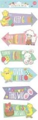 15 Easter Egg Hunt Arrow Signs Children Trail Hunting Game Decorations Kids Fun