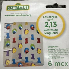 1st Birthday – 6 Pc String Decor – 7ft Long – Elmo / Cookie Monster / Big Bird
