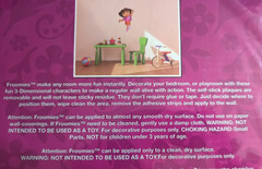 NEW SEALED 2012 Dora The Explorer Froomies Foam Hanging Decoration 16″ x 12.5″