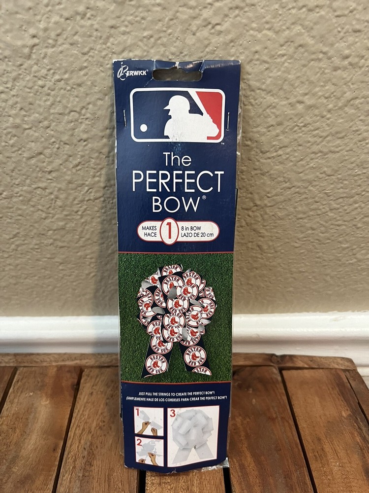 MLB Boston Red Sox The Perfect Bow Baseball Gift Bow NEW Gift Wrapping Birthday
