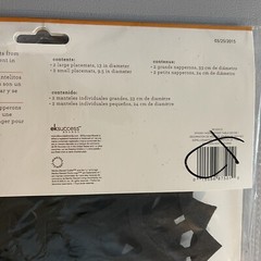 Martha Stewart Crafts Table Decor Halloween Spiderweb Place Mats Felt NEW 2 Pkgs