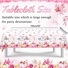 Disposable Tableware Set Serves 30 Guests with Pink Pumpkin Plates Cups Napkins